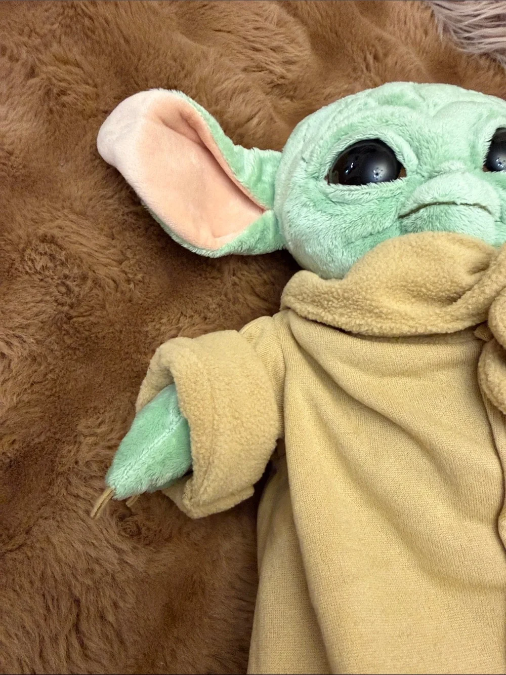 Build-A-Bear Grogu Plush - Green with Tan Robe